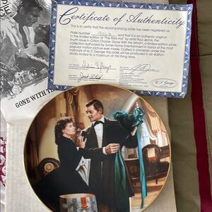 Decorative China, with Classic Movie Scene. “ The Paris Hat. 1991. NIB